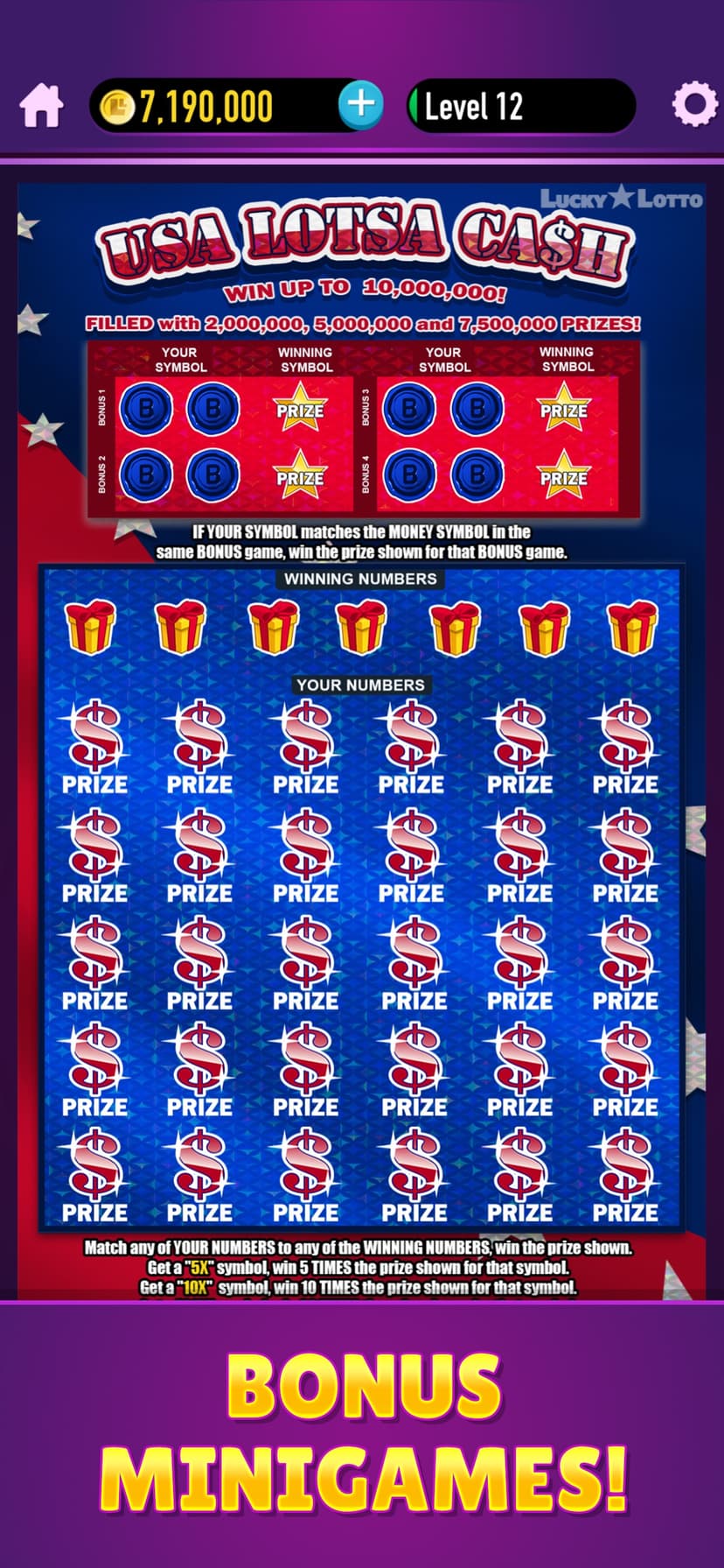 Lucky Lotto - Mega Scratch Off screenshot 4 - screenshot