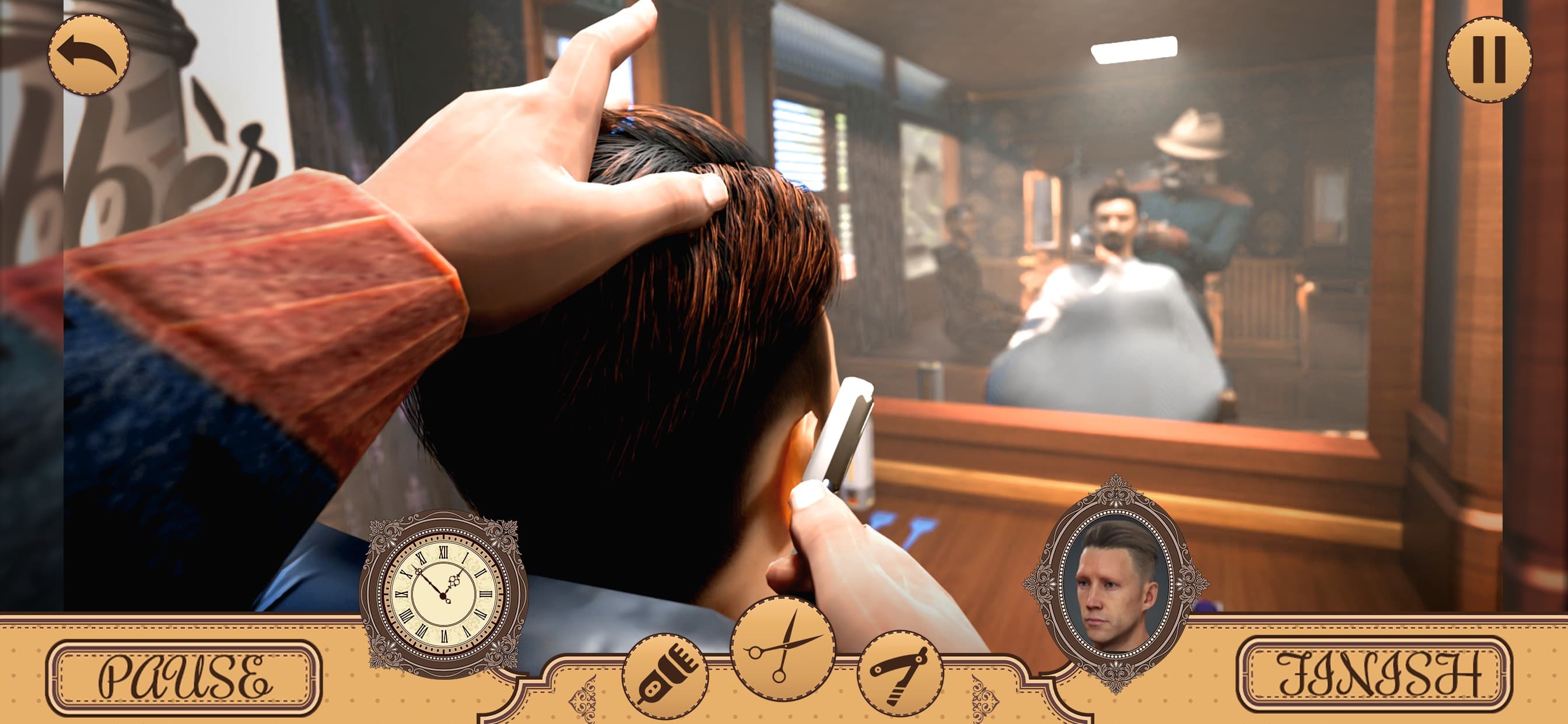 Barber games: Hair tattoo Shop screenshot 2 - screenshot