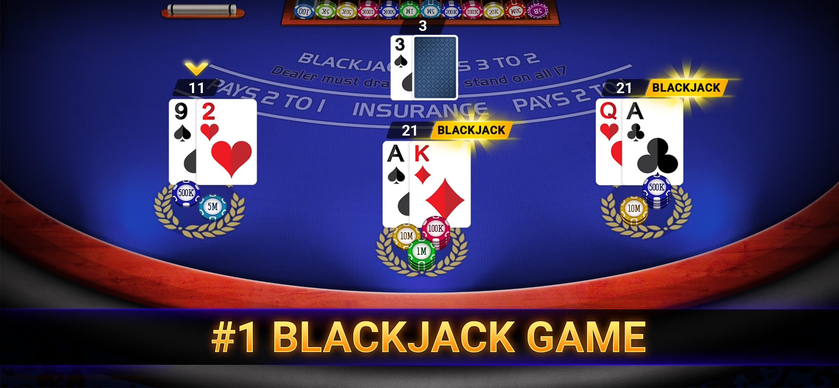Blackjack 21: online casino screenshot 1 - screenshot