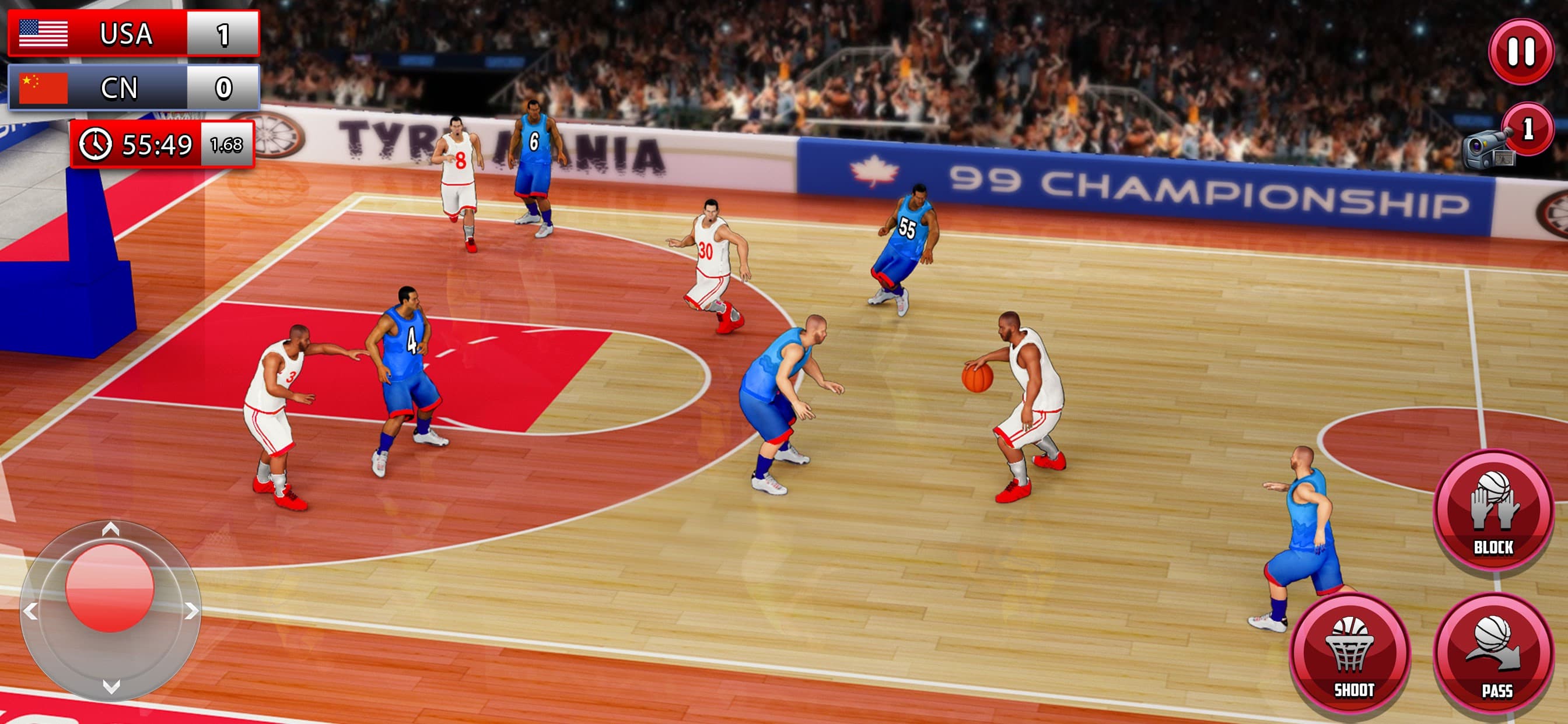 Real Dunk Basketball Games screenshot 2 - screenshot