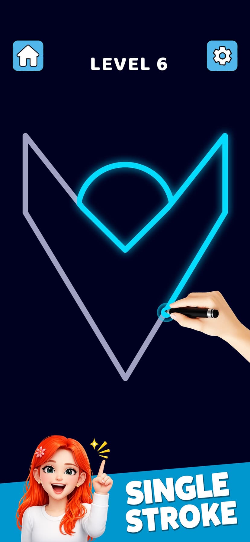 Single Line Puzzle Drawing screenshot 2 - screenshot