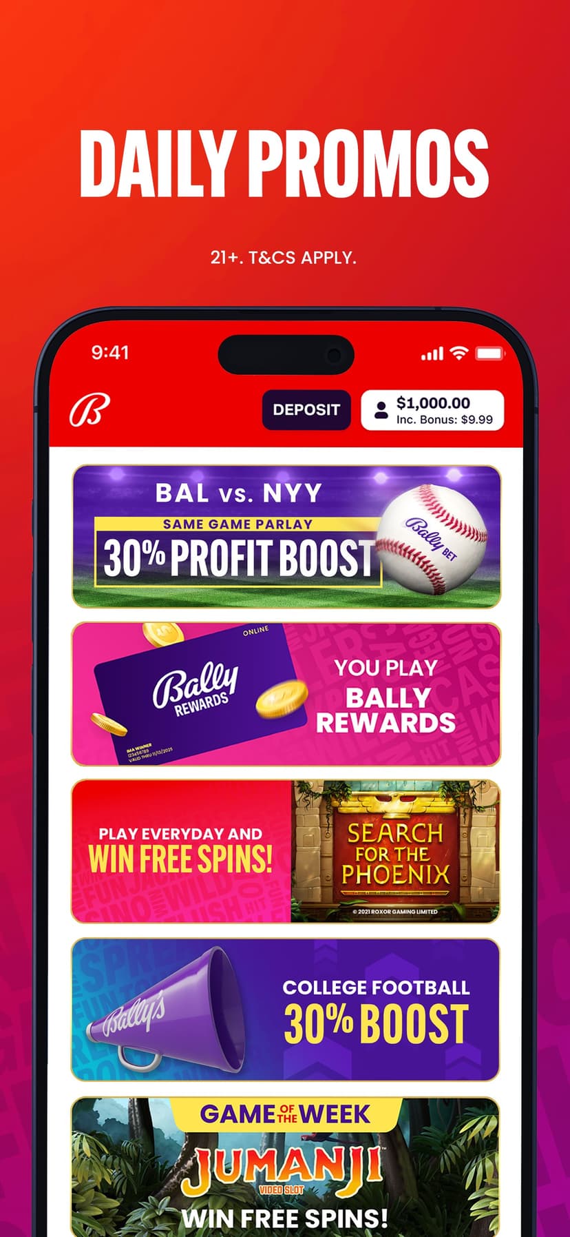 Bally Bet Sportsbook & Casino screenshot 5 - screenshot