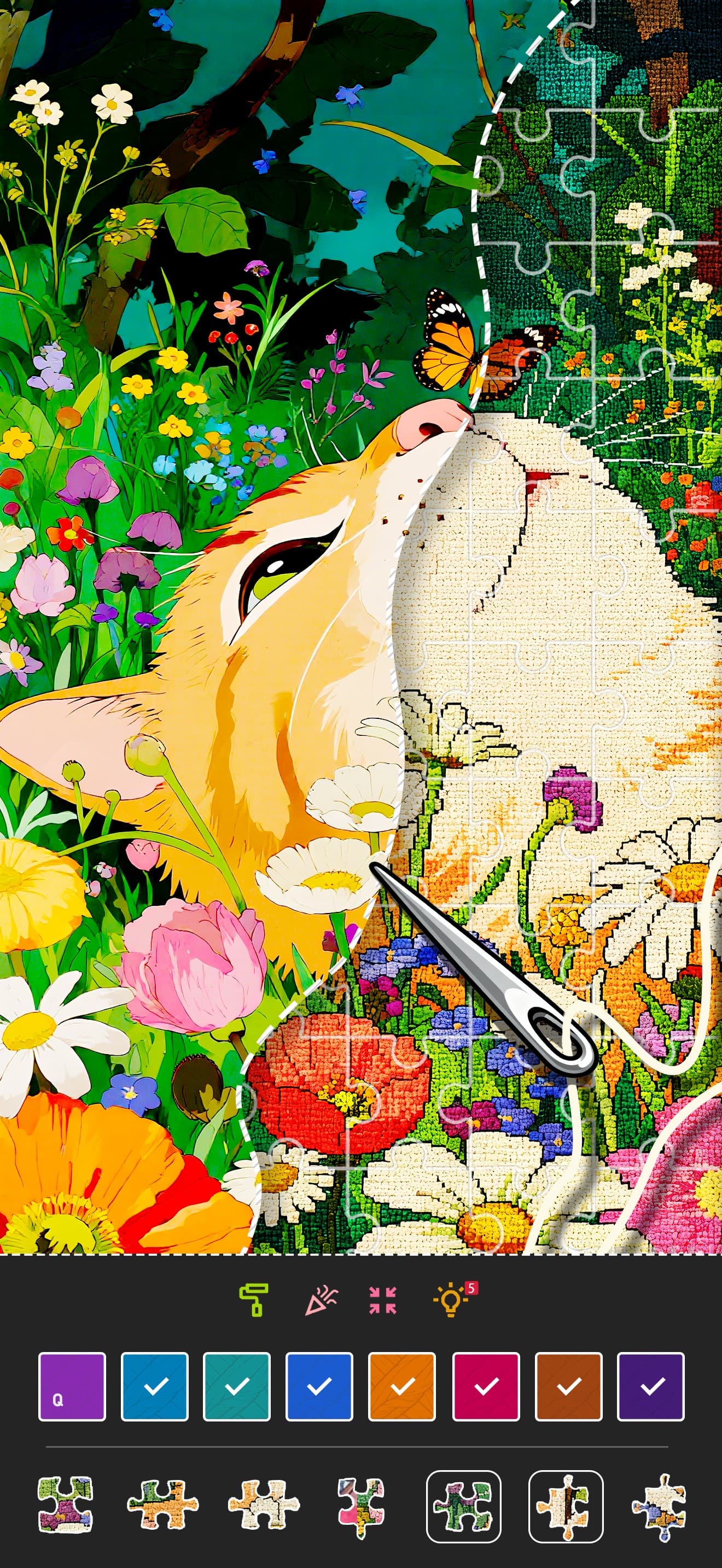 Jigsaw & Cross Stitch screenshot 3 - screenshot