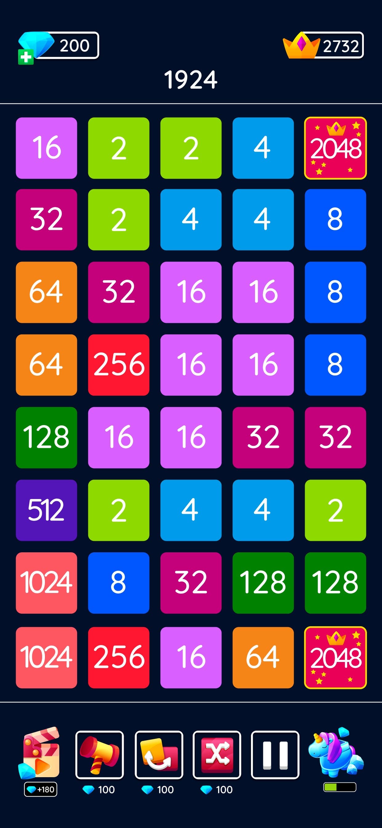 2048 Blast: Merge Numbers 2248 screenshot 3 - screenshot