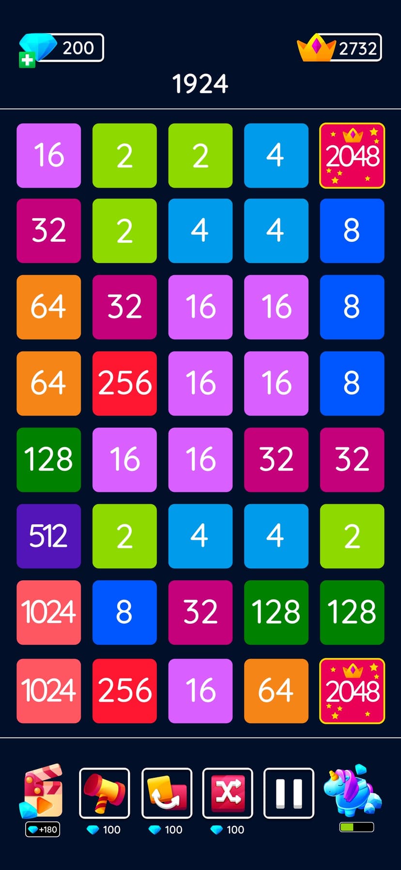 2048 Blast: Merge Numbers 2248 screenshot 3 - screenshot