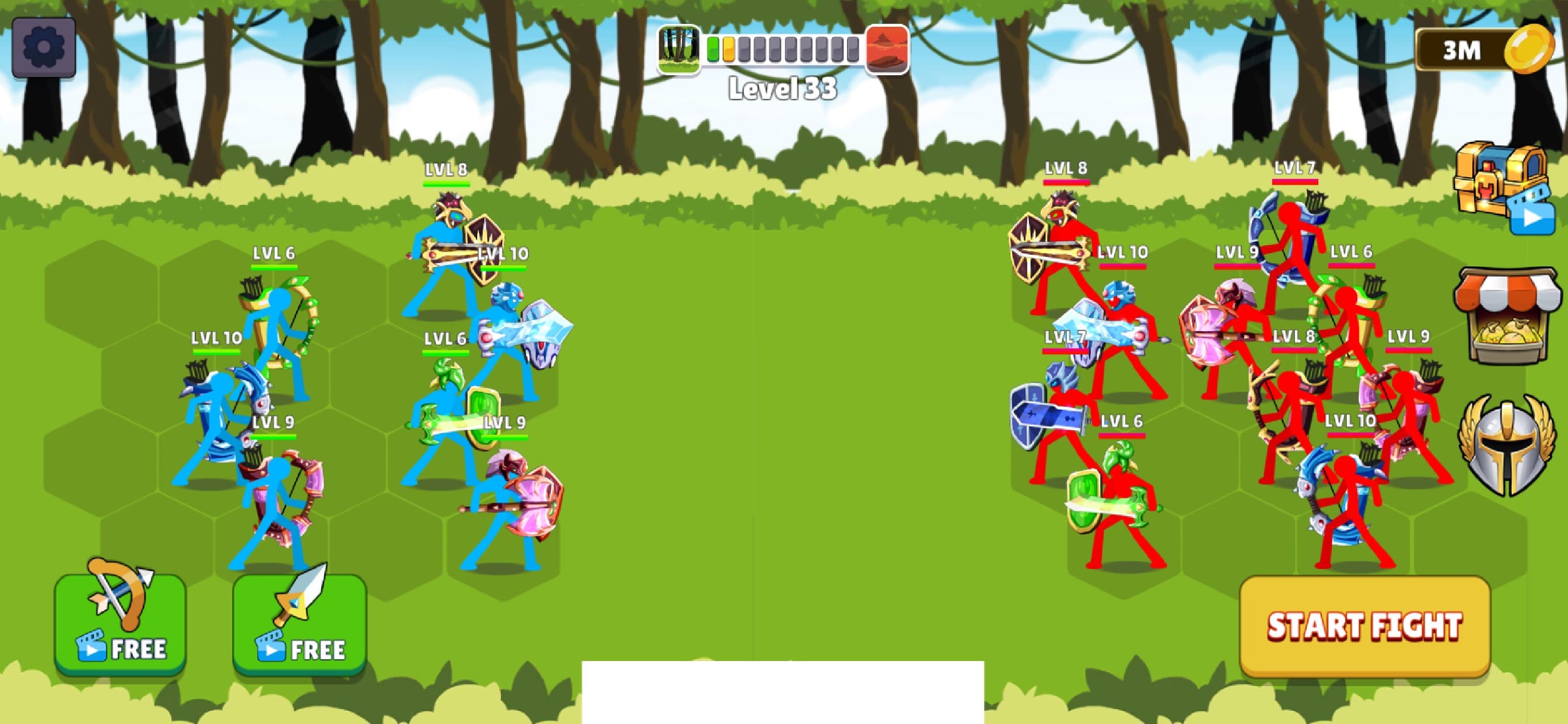 Merge Master- Stickman Warrior screenshot 3 - screenshot