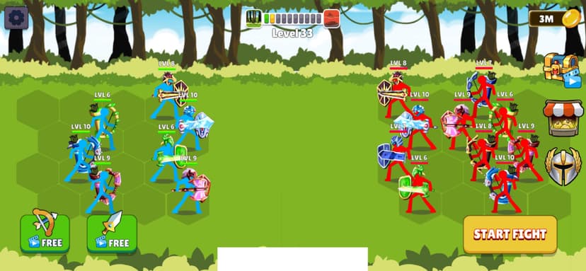 Merge Master- Stickman Warrior screenshot 3 - screenshot