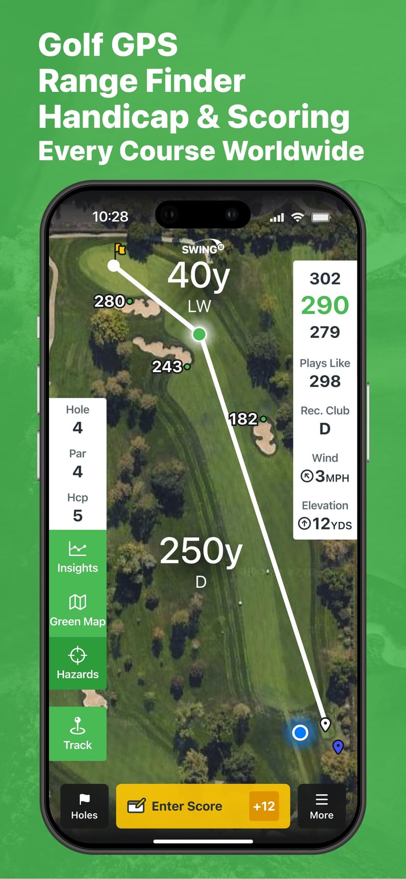 SwingU: Golf GPS Range Finder screenshot 1 - screenshot