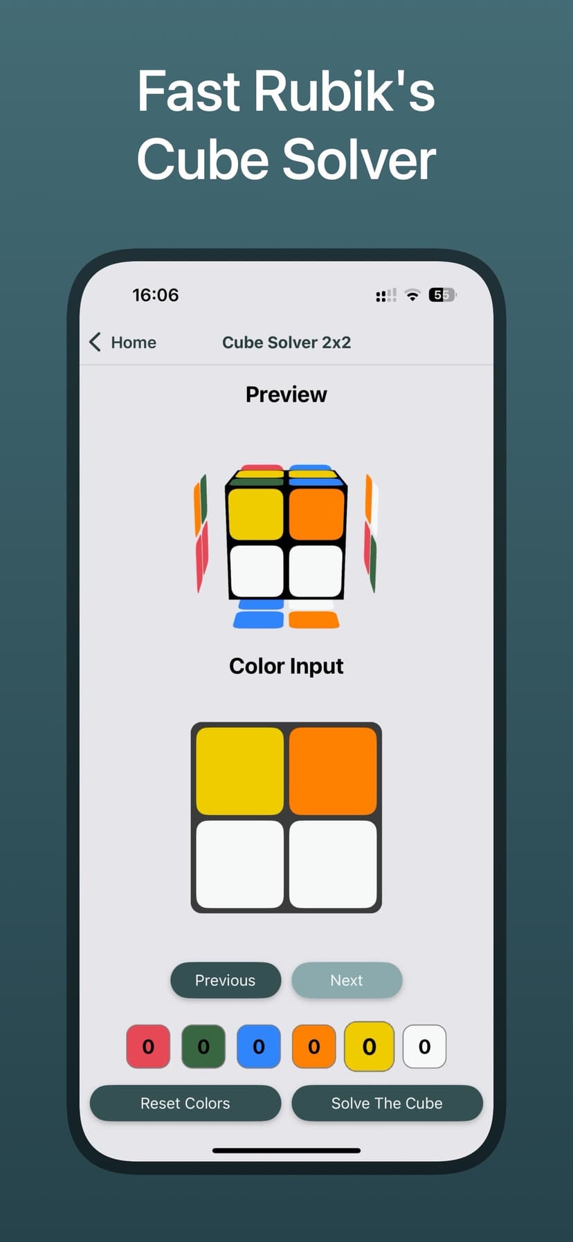 Rubix Cube Solver CubeXpert screenshot 1 - screenshot