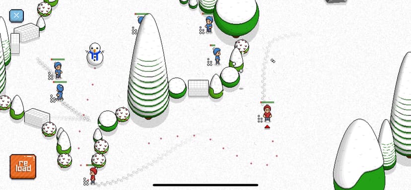 Pixel Pro Snow Fight screenshot 3 - screenshot