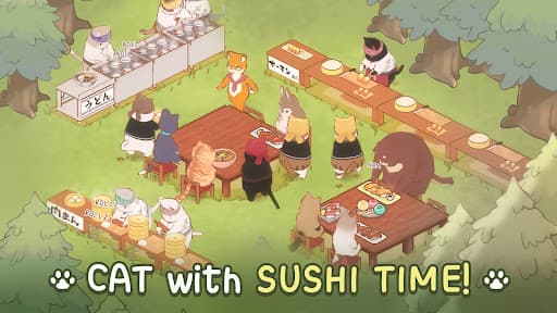Cat Garden - Food Party Tycoon screenshot 1 - screenshot