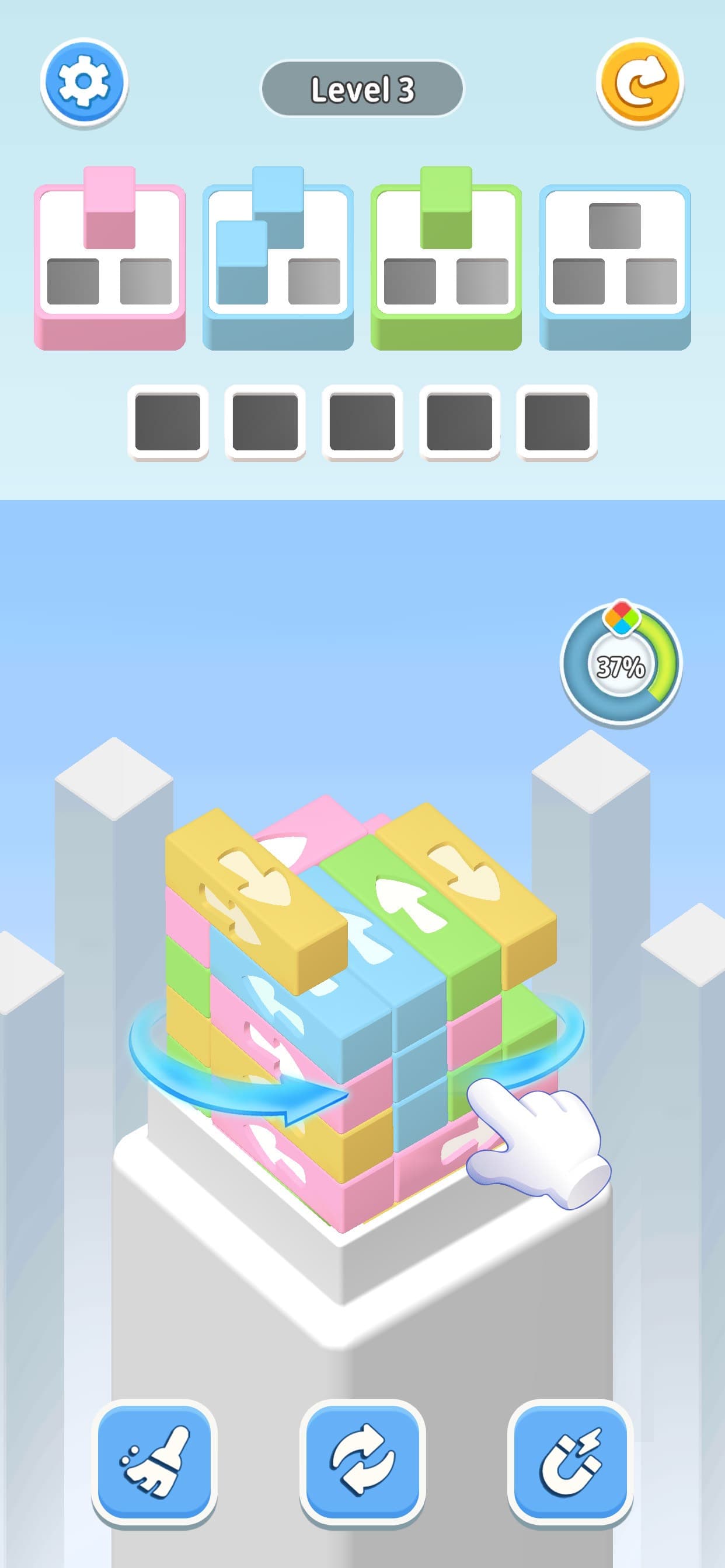 Block Away - Tap It Away 3D screenshot 2 - screenshot