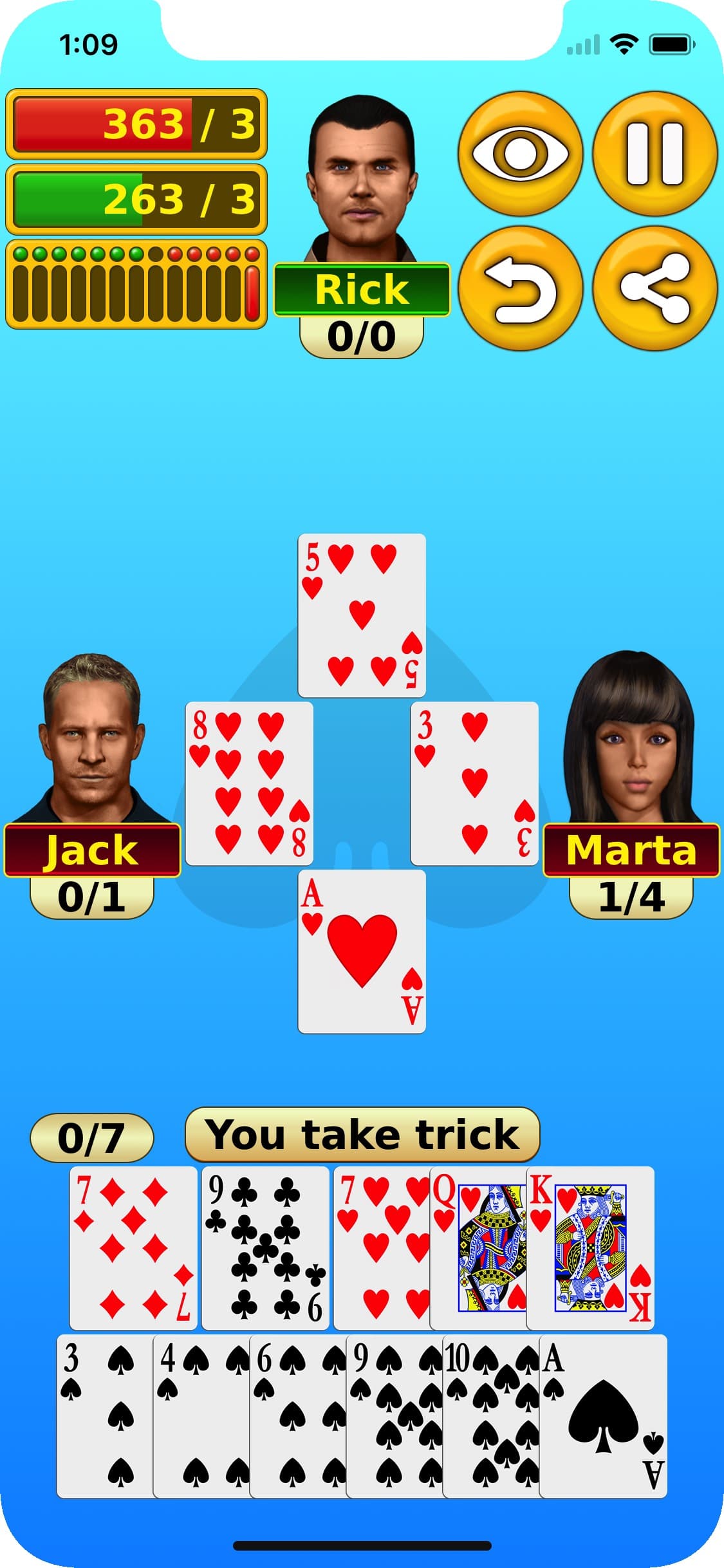 Spades - Play online & offline screenshot 2 - screenshot