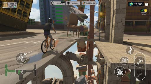 Bicycle Adventure Game: Go Up screenshot 3 - screenshot
