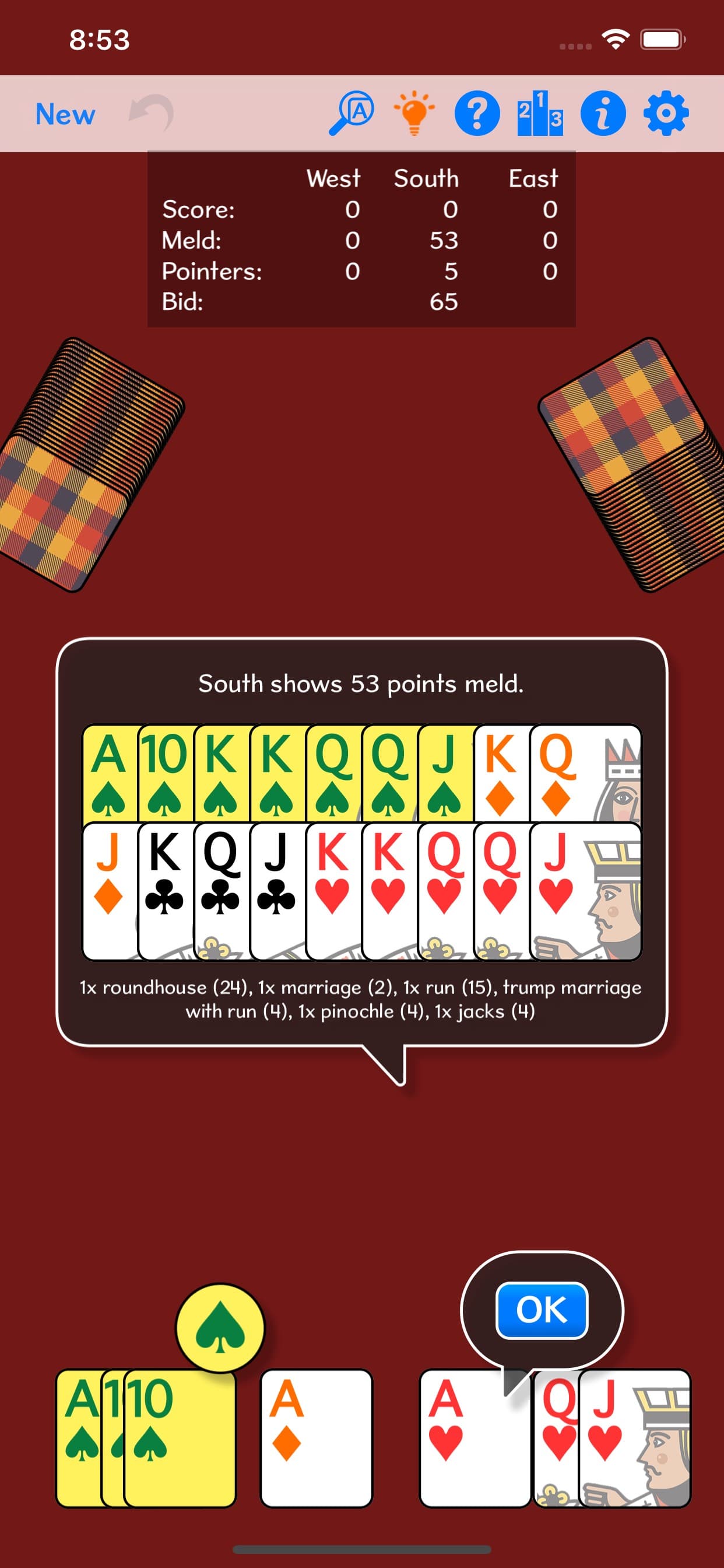 Cutthroat Pinochle screenshot 6 - screenshot