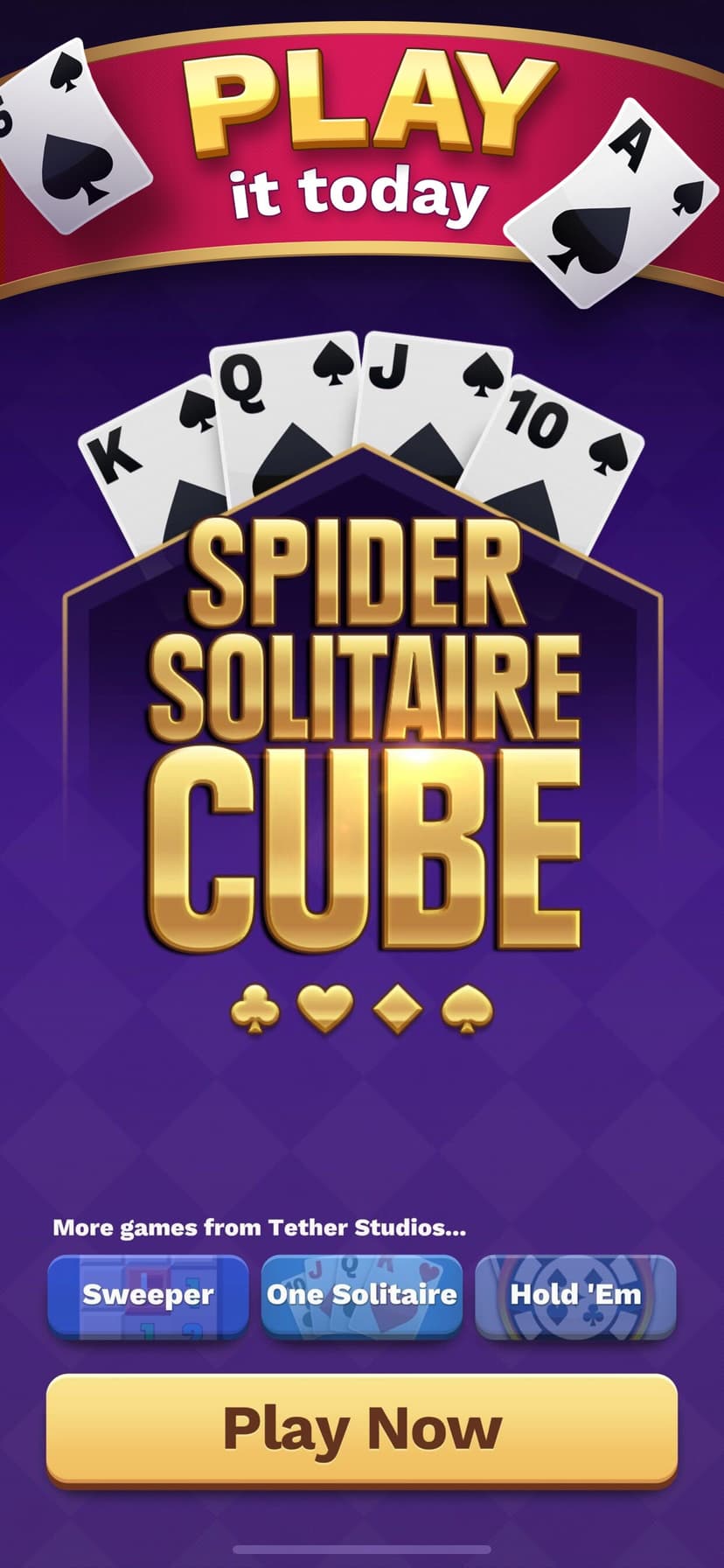 Spider Solitaire Cube screenshot 1 - screenshot