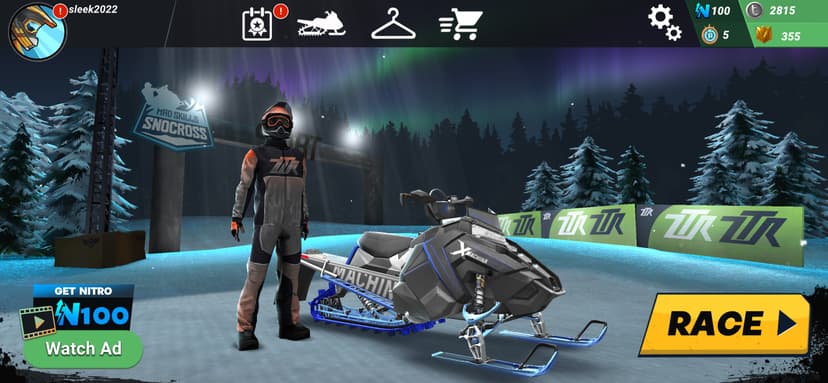 Mad Skills Snocross screenshot 4 - screenshot