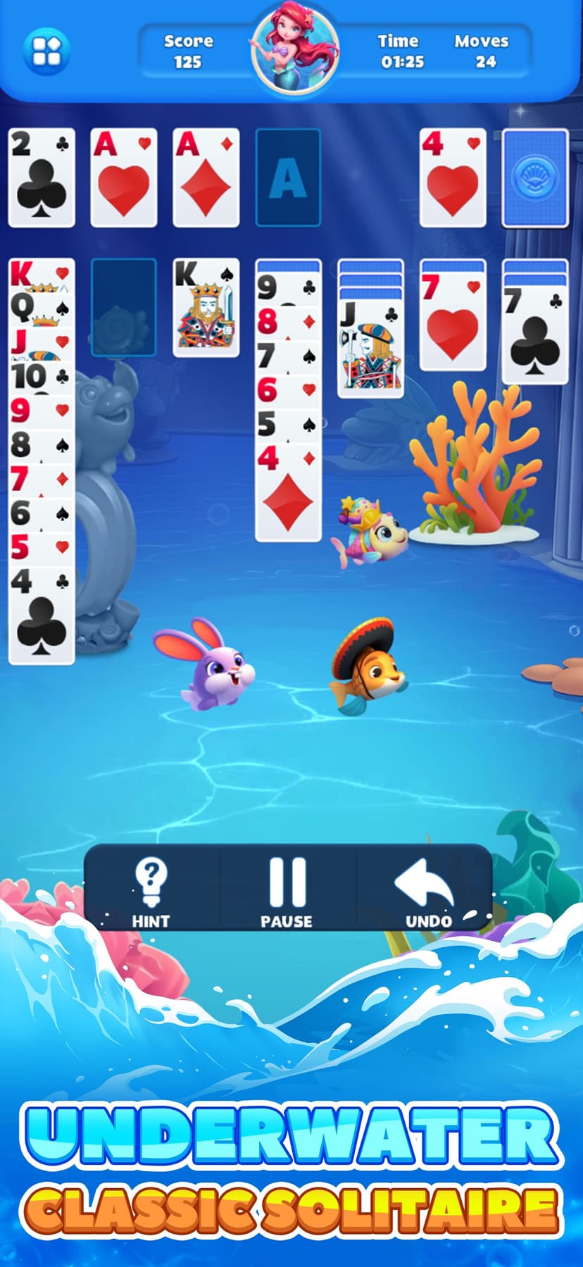 Solitaire FishStory screenshot 1 - screenshot