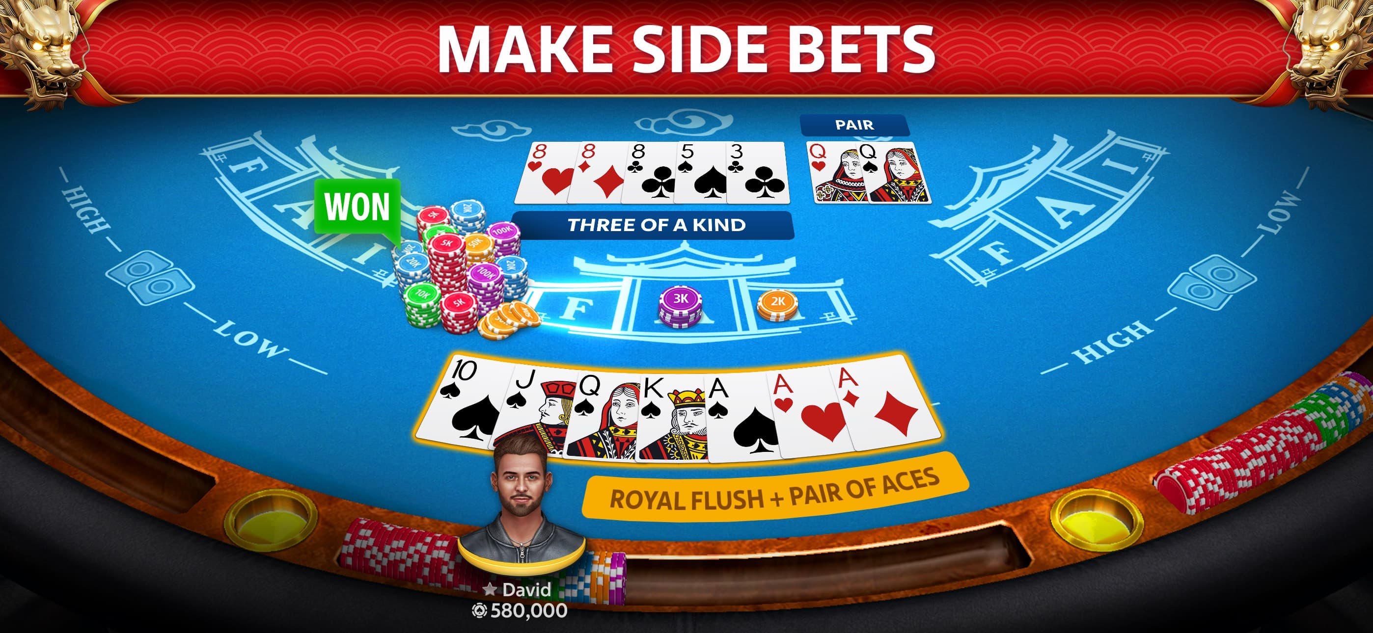 Pai Gow Poker by Pokerist screenshot 2 - screenshot
