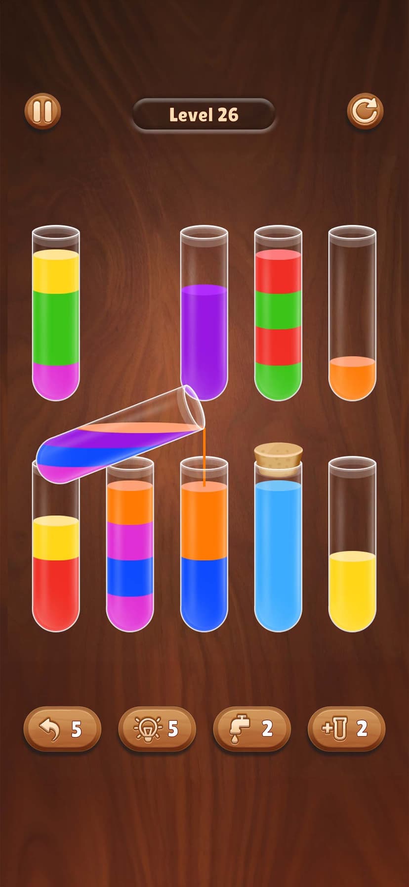 Color Water Sort Wooden Puzzle screenshot 6 - screenshot