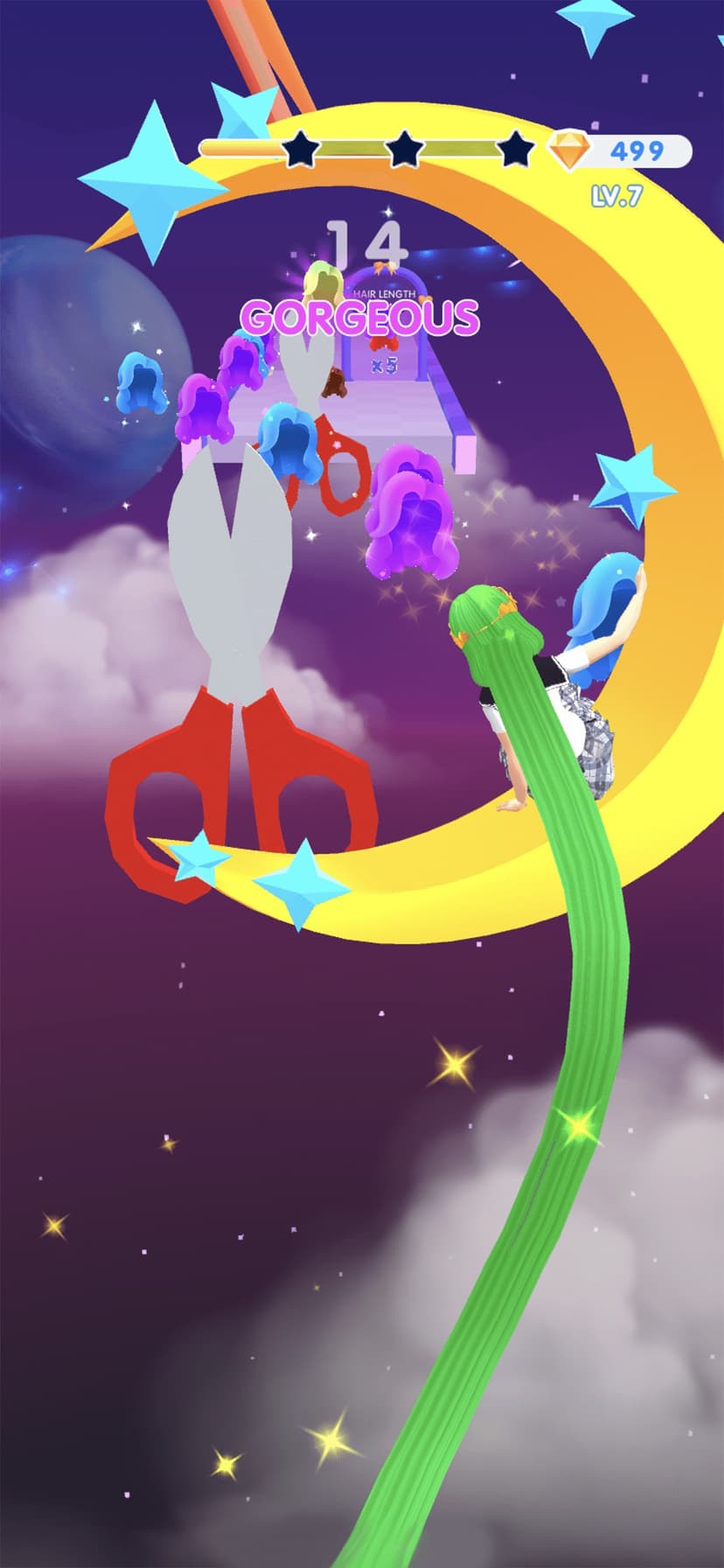 Dancing Hair: Dress Up screenshot 3 - screenshot
