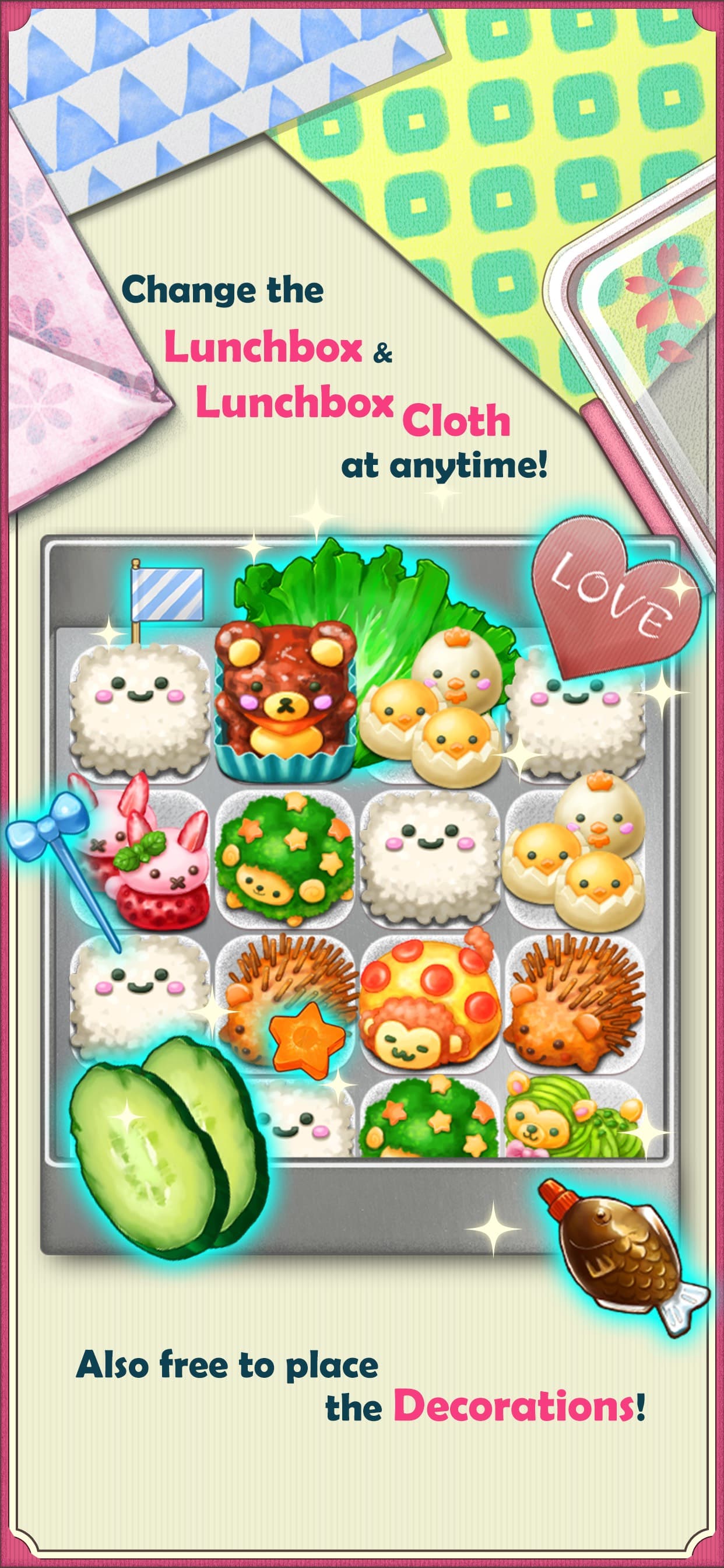 Fluffy and Soft! Cute Lunchbox screenshot 3 - screenshot