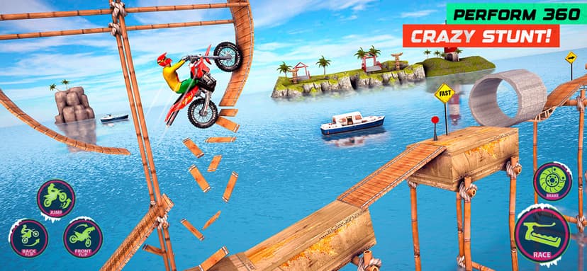 Bike Stunt 3D Motorcycle Games screenshot 6 - screenshot