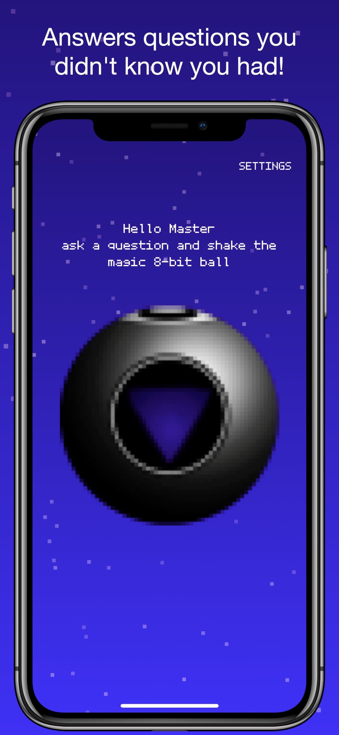 Magic 8 bit 8 ball screenshot 1 - screenshot