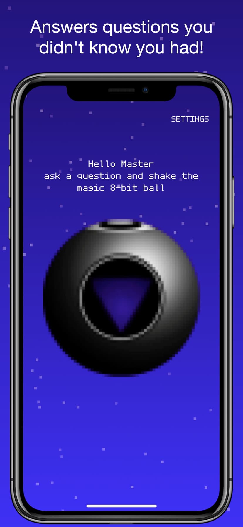 Magic 8 bit 8 ball screenshot 1 - screenshot
