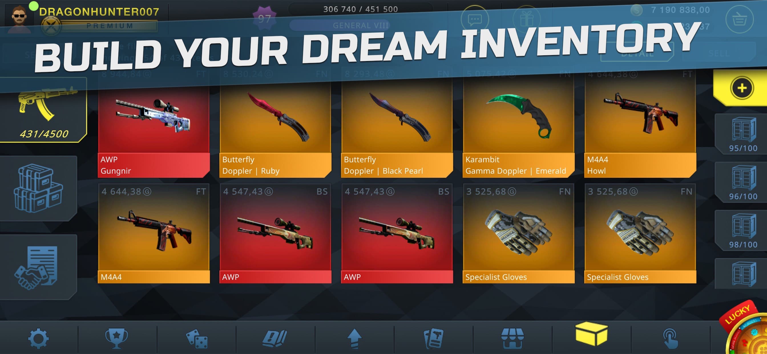 Case Chase Clicker: CSGO Skins screenshot 1 - screenshot