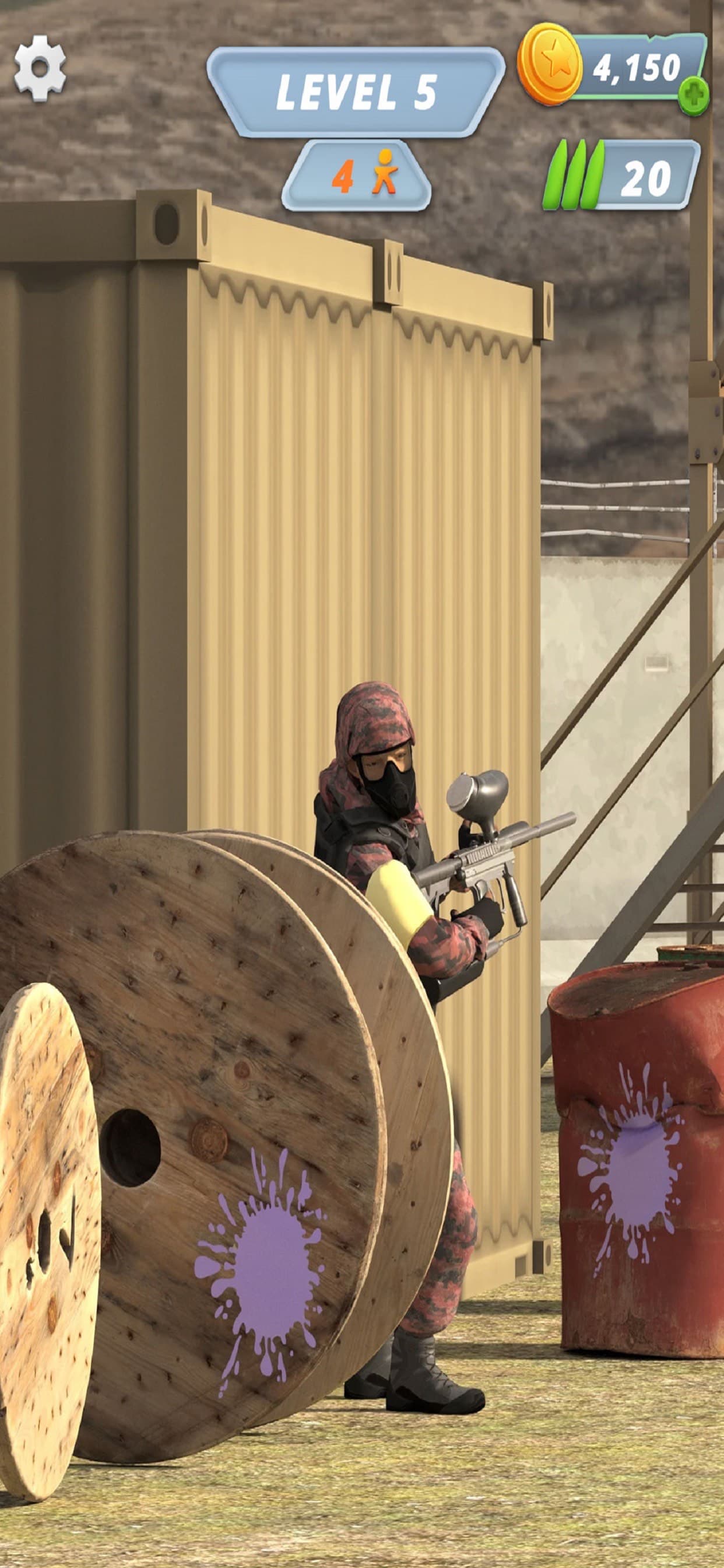 Paintball Attack 3D: Color War screenshot 2 - screenshot