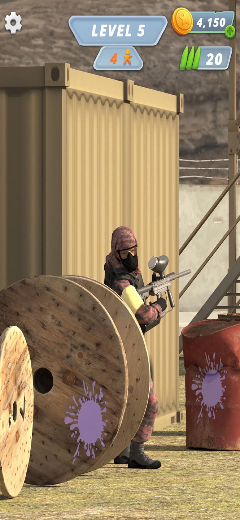 Paintball Attack 3D: Color War screenshot 2 - screenshot