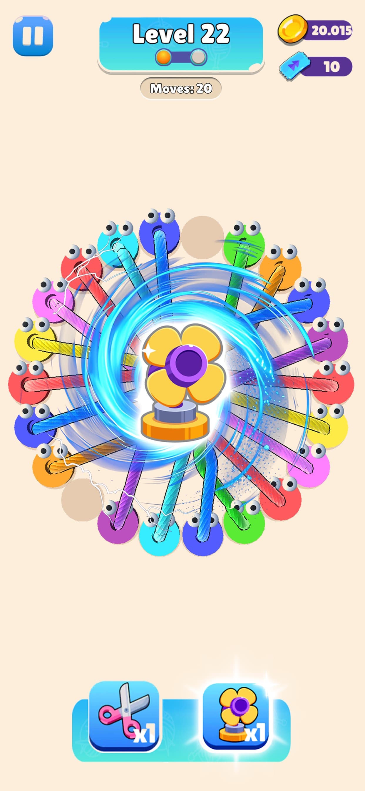 Rope Tangle 3D - Puzzle Game screenshot 3 - screenshot