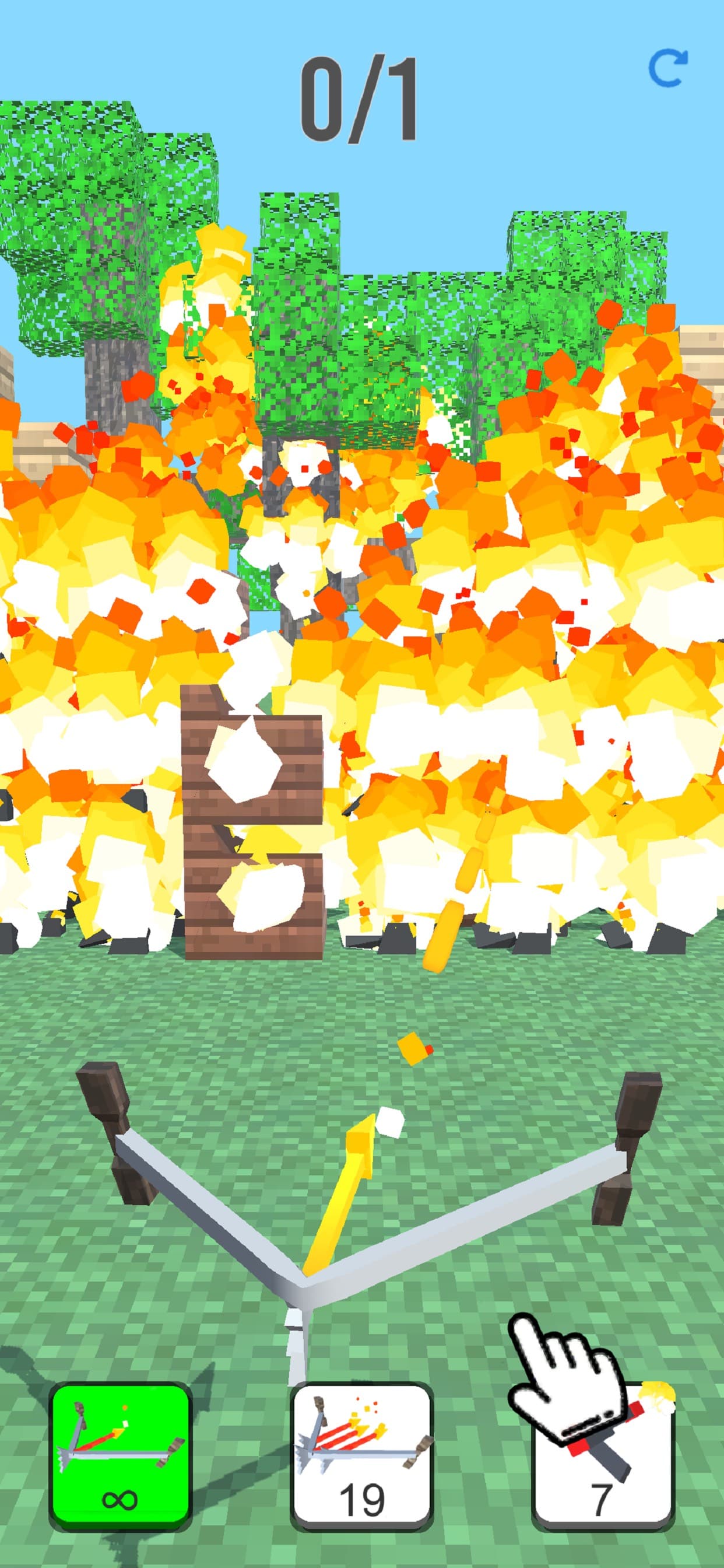 Burn it Down! 3D Pixel Game screenshot 4 - screenshot