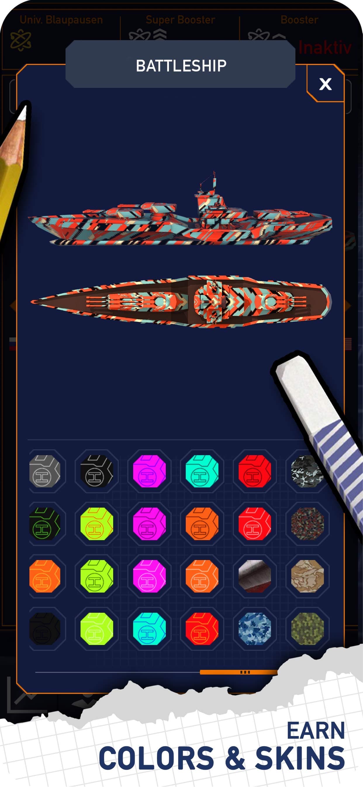 Fleet Battle: Sea Battle game screenshot 4 - screenshot