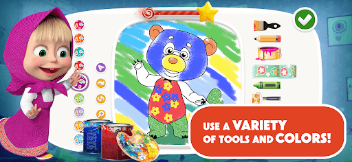 Masha and the Bear: Art Games screenshot 5 - screenshot