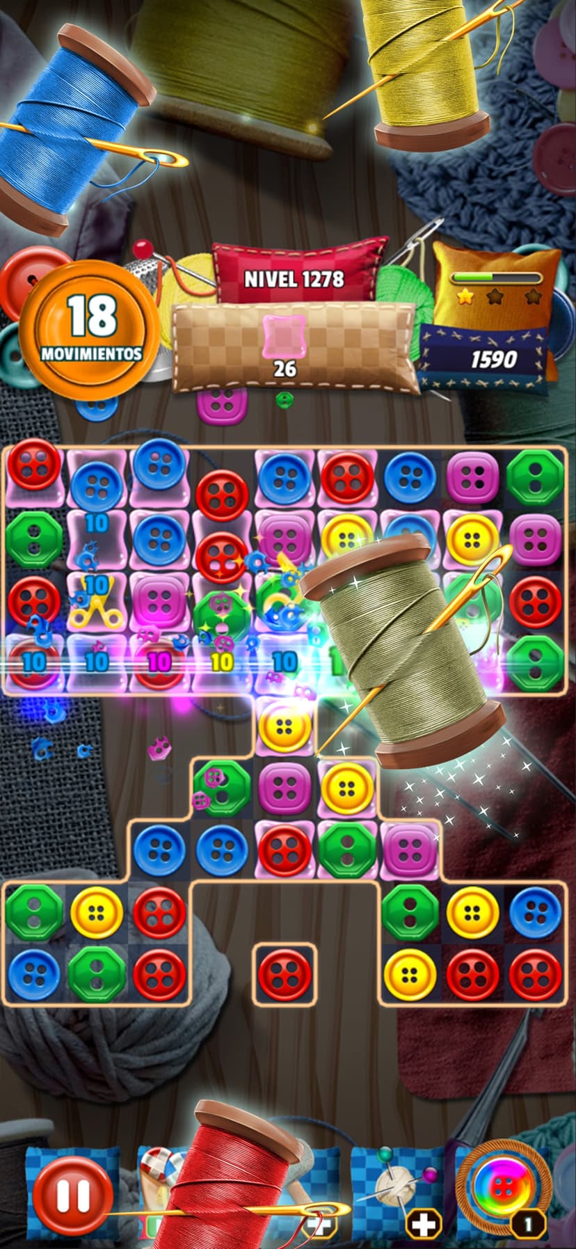 Button Eyed Rag Doll Match 3 screenshot 4 - screenshot