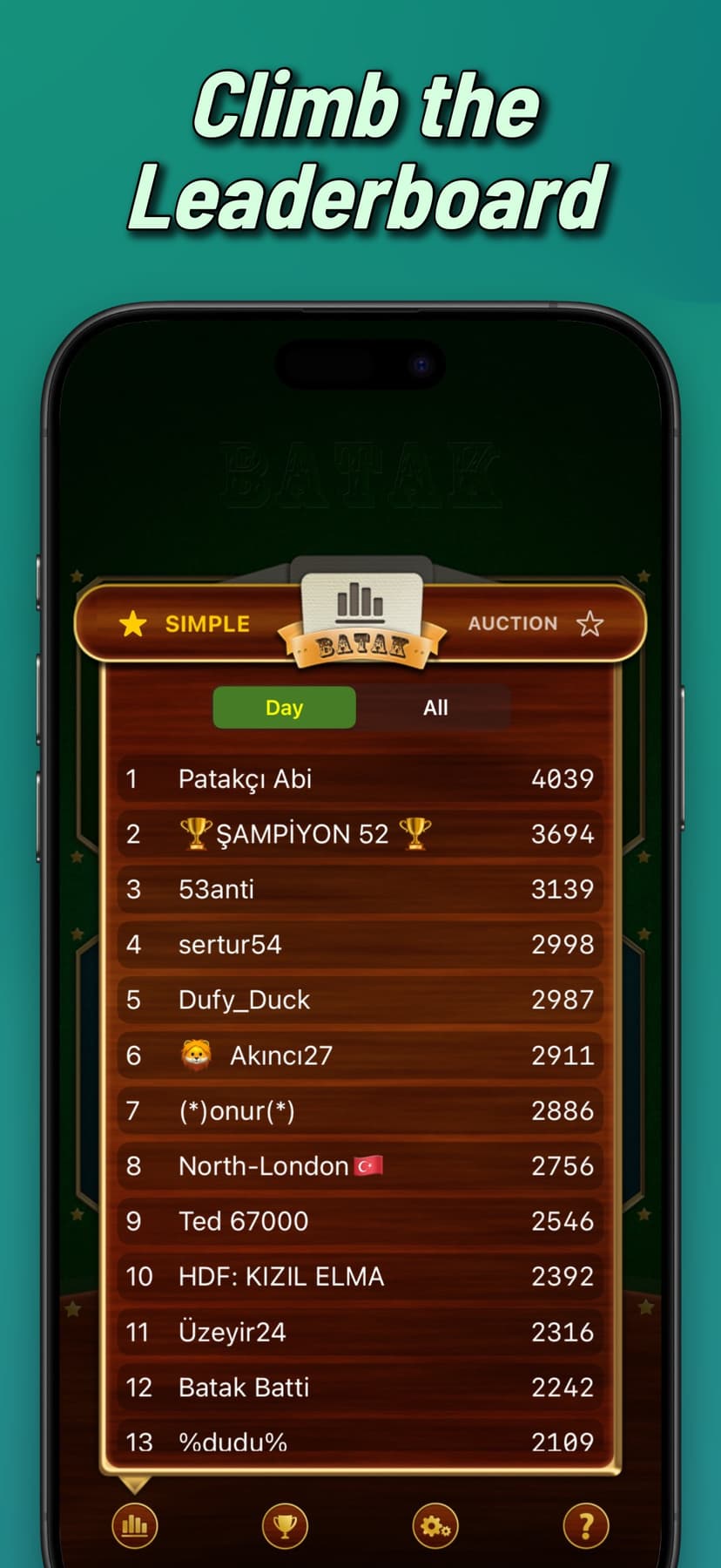 Batak Online trick taking game screenshot 5 - screenshot