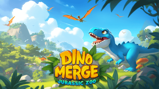 Dino Merge: Jurassic Zoo screenshot 1 - screenshot