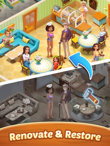 Seaside Escape®: Merge & Story screenshot 12 - screenshot