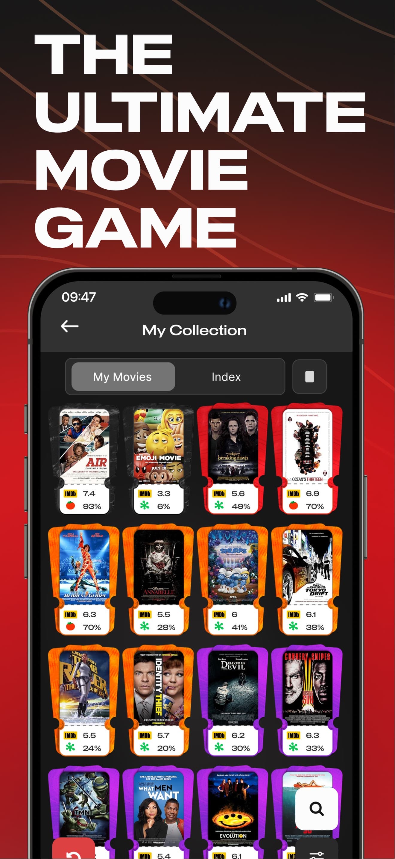 FilmedUp: Movie Collector Game screenshot 1 - screenshot