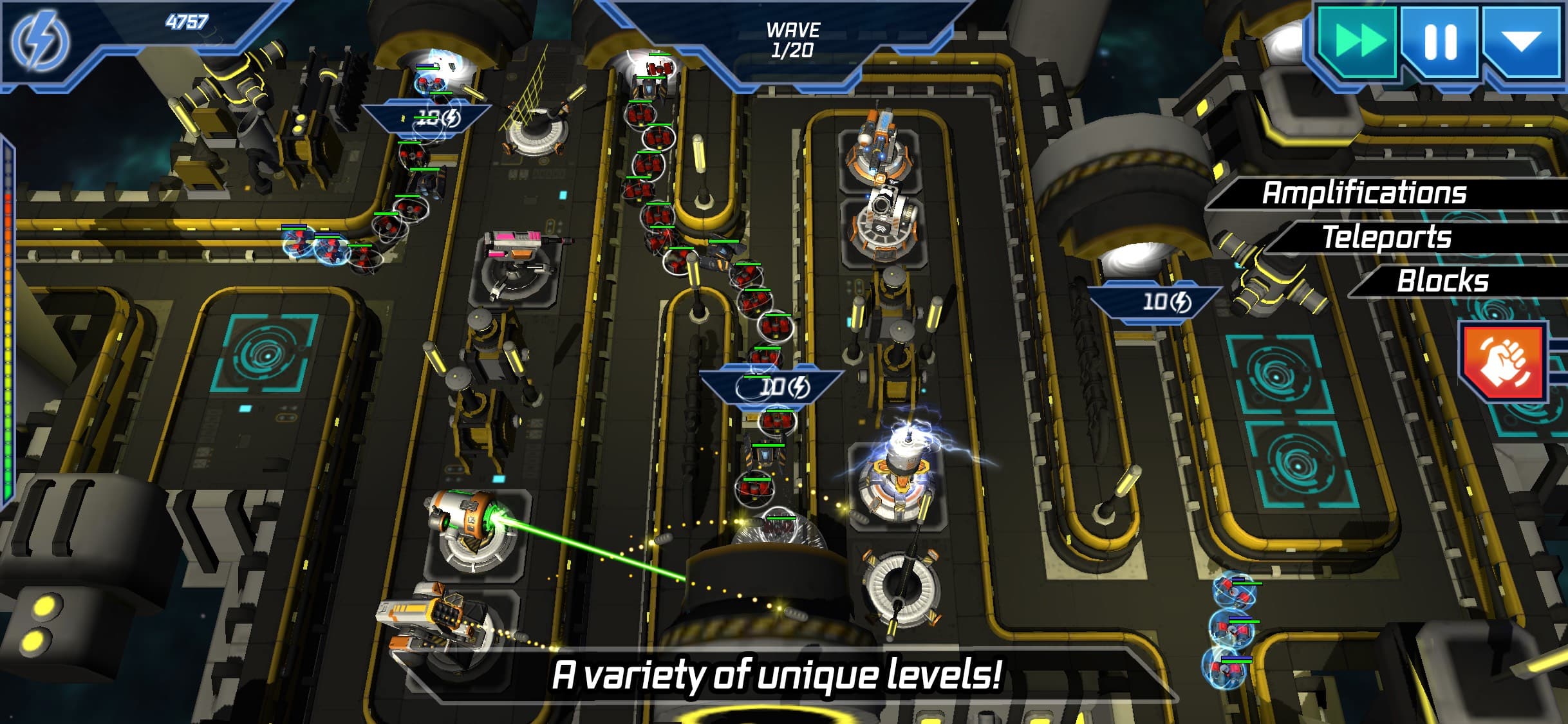 Module TD Tower Defense Sci-Fi screenshot 1 - screenshot