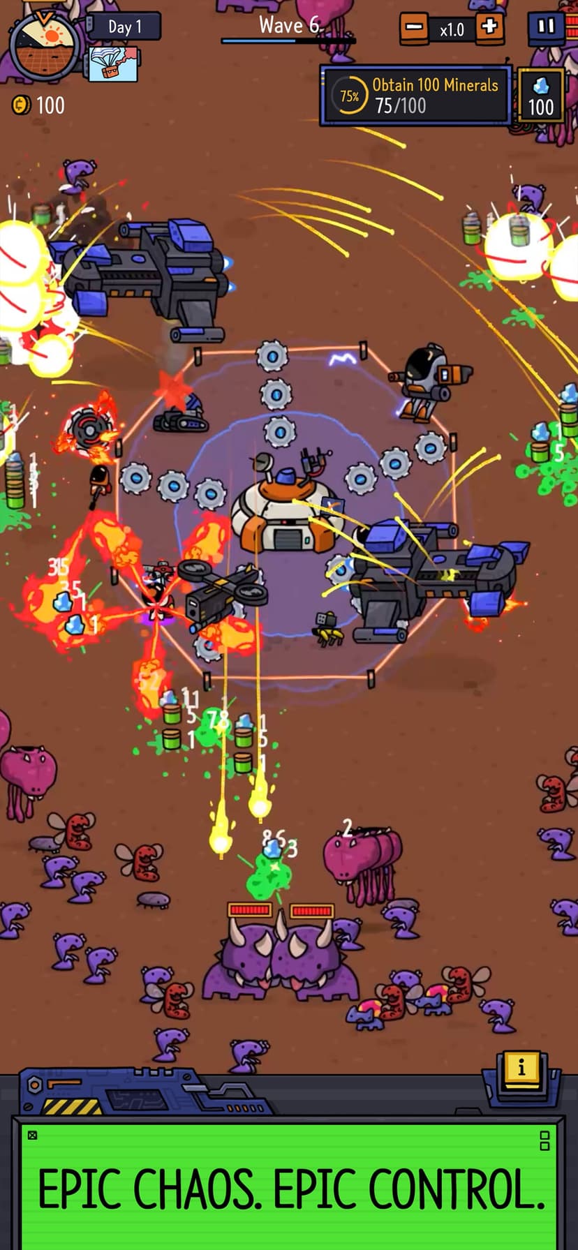 SpaceXYZ: Idle Tower Defense screenshot 4 - screenshot