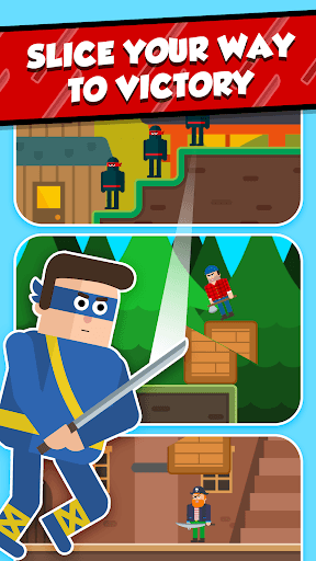 Mr Ninja - Slicey Puzzles screenshot 4 - screenshot