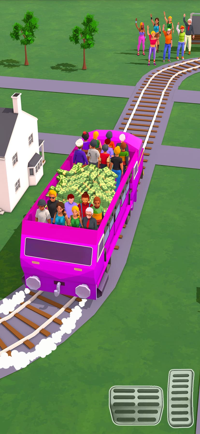 Passenger Express Train Game screenshot 1 - screenshot