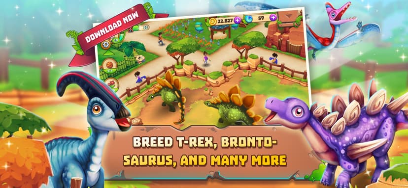 Dinosaur Park: Primeval Zoo screenshot 2 - screenshot