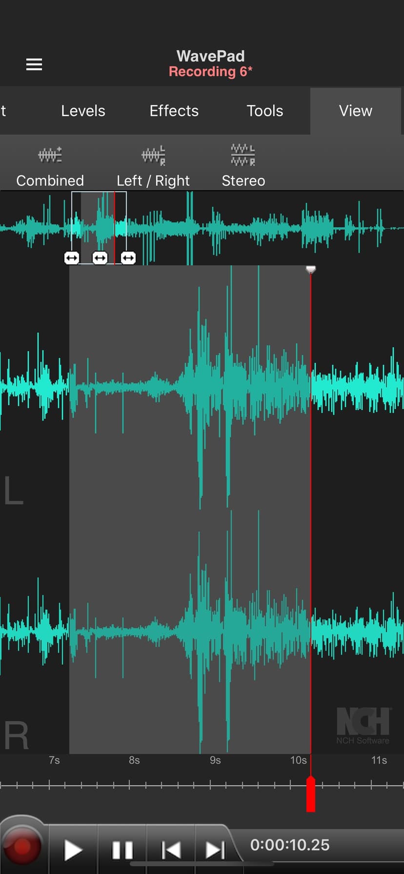 WavePad Music and Audio Editor screenshot 4 - screenshot