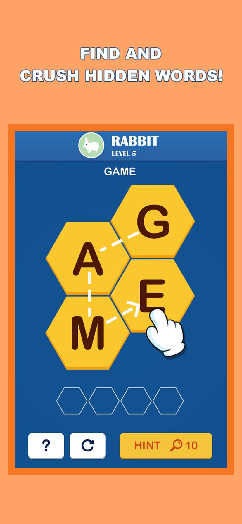 Wordful Hexa-Brain Word Search screenshot 1 - screenshot