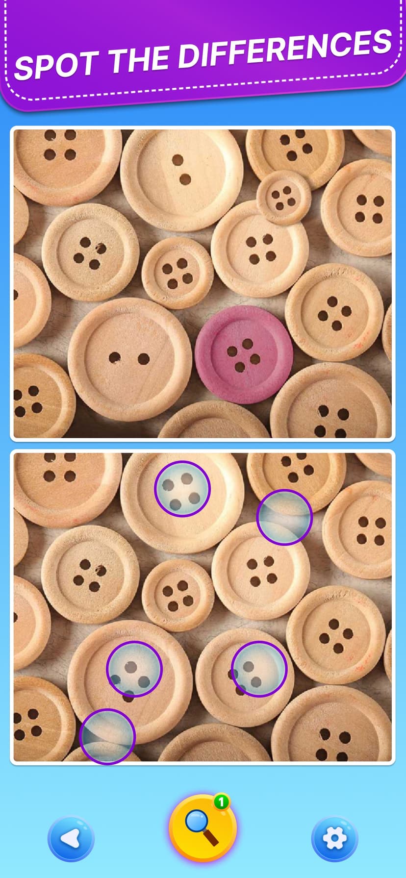 Spot 5 Differences: Find them! screenshot 1 - screenshot