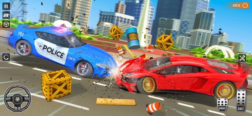 Police Chase Game: Car Crash screenshot 6 - screenshot